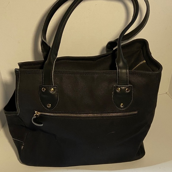 Django Waxed Canvas Black Pet Carrier - Picture 5 of 7